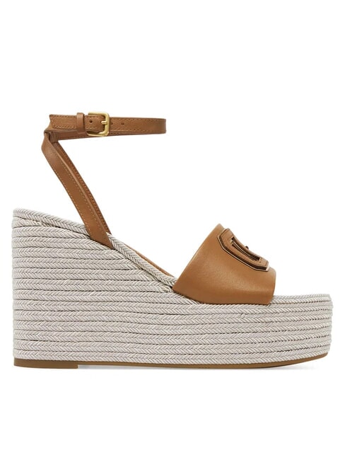 TANVEE Espadrillesandalen mit hohem Keilabsatz br&auml;unen - Damenschuhe