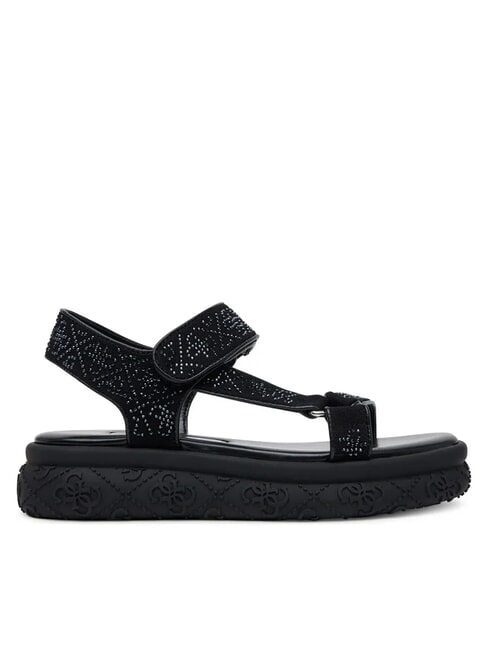 LODE Plateausandalen mit Strasssteinen SCHWARZ - Damenschuhe