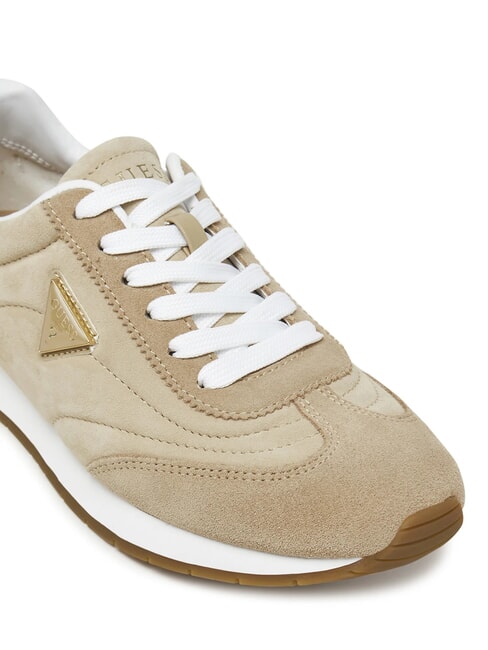 JOGGIN2 Laufsneaker aus Wildleder Taupe - Damenschuhe