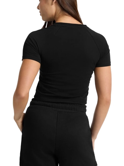 LOGO CALIFORNIA Kurz&auml;rmliges, kurzes Stretch-T-Shirt jetbla - T-Shirts und Tops f&uuml;r Damen