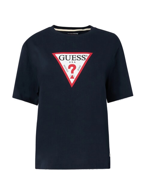 ICONIC Kurzarm-T-Shirt mit entspannter Passform gewagter Ozean - T-Shirts und Tops f&uuml;r Damen