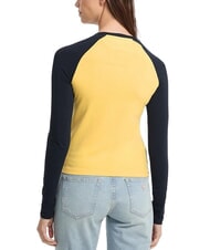 GUESS JEANS RAGLAN BLOCK Langarm-T-Shirt mit Aufdruck - T-Shirts und Tops f&uuml;r Damen