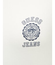 GUESS JEANS LOGO STAMP Slim Fit Kurzarm-T-Shirt reinwei&szlig;es Heidekraut - T-Shirts und Tops f&uuml;r Damen - 4