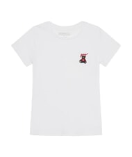 GUESS KIDS Kurzarm-T-Shirt mit Teddyb&auml;r purwei&szlig; - Kinder-T-Shirt - 4