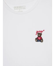 GUESS KIDS Kurzarm-T-Shirt mit Teddyb&auml;r purwei&szlig; - Kinder-T-Shirt - 3