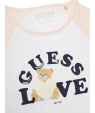 GUESS KIDS MIDI T-Shirt mit bedrucktem Armloch purwei&szlig; - Kinder-T-Shirt - 3