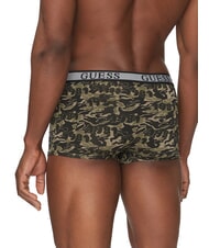GUESS JOE 3 mehrfarbige Boxershorts gr&uuml;ne Tarnung 81 - Herrenslip - 3