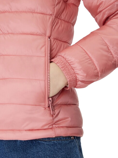PACKABLE Leichte Daunenjacke mit Kapuze leichtes Rosa - Daunenjacken f&uuml;r Damen