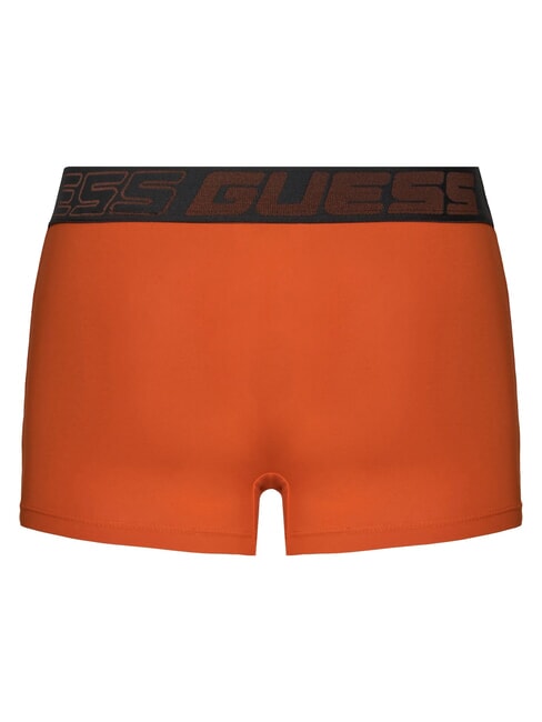 JOE 3 mehrfarbige Boxershorts Lavaschwarz Orange - Herrenslip