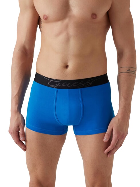 JOE 3 mehrfarbige Boxershorts Marineblau Atmosph&auml;re Grau - Herrenslip