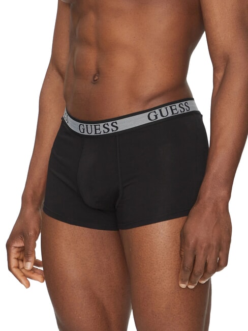 JOE 3 mehrfarbige Boxershorts schwarzer Lavagelber Kamm - Herrenslip