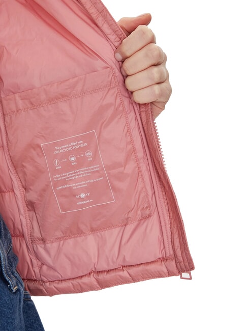 PACKABLE Leichte Daunenjacke mit Kapuze leichtes Rosa - Daunenjacken f&uuml;r Damen
