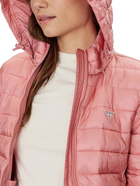 PACKABLE Leichte Daunenjacke mit Kapuze leichtes Rosa - Daunenjacken f&uuml;r Damen