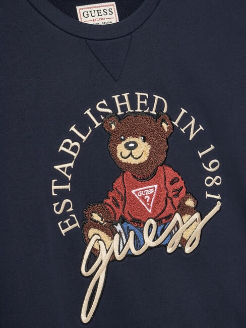 KIDS ACTIVE Sweatshirt mit Rundhalsausschnitt und Teddyb&auml;r smartblue - Sweatshirts Kinder