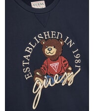 GUESS KIDS ACTIVE Sweatshirt mit Rundhalsausschnitt und Teddyb&auml;r smartblue - Sweatshirts Kinder - 3