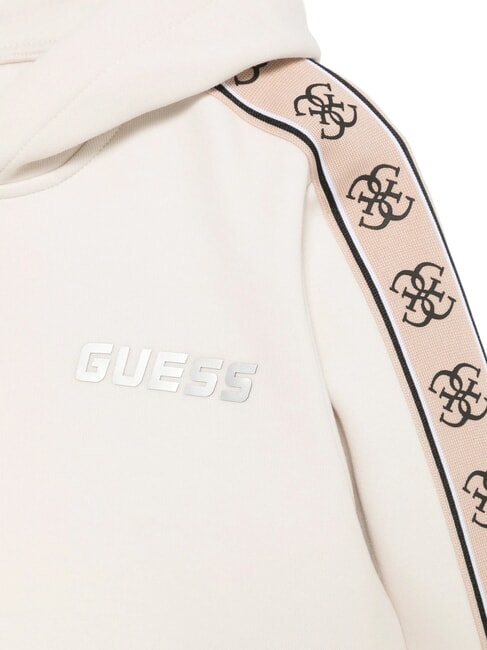 KIDS ACTIVE MINI ME Kapuzenpullover mit lockerer Passform ged&auml;mpfter Stein - Sweatshirts Kinder