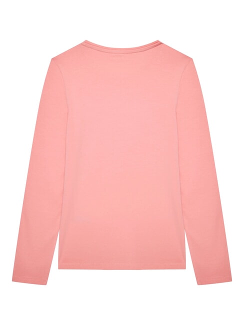 KIDS Langarm-T-Shirt mit Strasssteinen s&uuml;&szlig;es Rosa - Kinder-T-Shirt