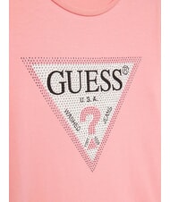 GUESS KIDS Langarm-T-Shirt mit Strasssteinen s&uuml;&szlig;es Rosa - Kinder-T-Shirt - 3