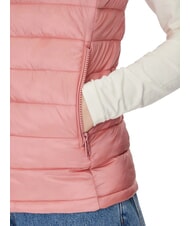 GUESS JEANS PUFFER &Auml;rmellose Daunenjacke leichtes Rosa - Damenweste - 4