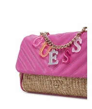 GUESS GIRL Mini-Tasche mit Logo-Charm rosa Ausbruch - Damentaschen - 4