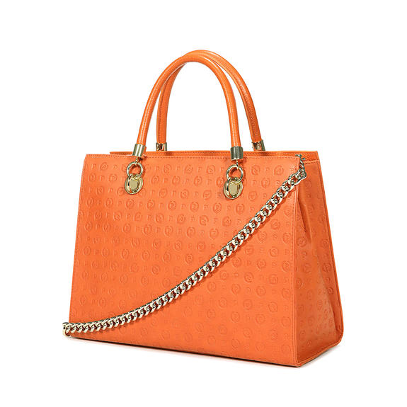 Embossed Heritage Handtasche ORANGE - Damentaschen