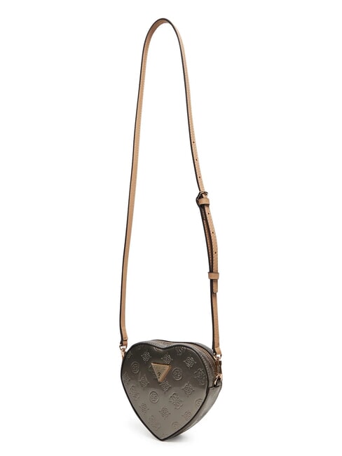 ARNELA Mini-Umh&auml;ngetasche mit Herzmotiv Zinn-Logo - Damentaschen