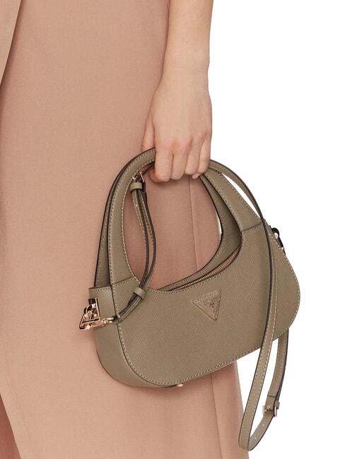 ECO JAZYLYNN ST Saffiano Hobo-Tasche mit Schultergurt Salbei - Damentaschen