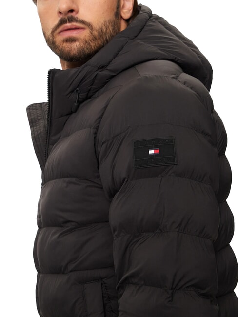 TH Daunenjacke mit Kapuze Schwarz - Daunenjacken f&uuml;r Damen