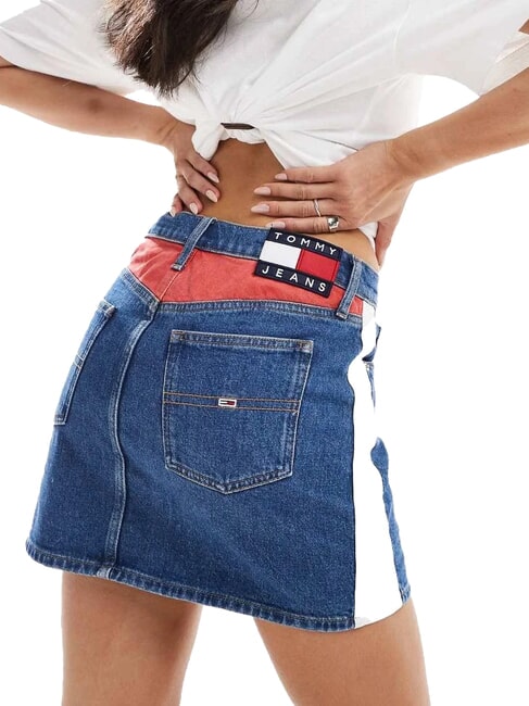 TH JEANS Kurzer Jeansrock mittlerer Denim - Damenr&ouml;cke