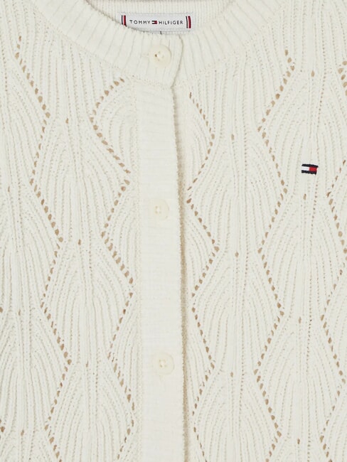 TH KIDS Strickjacke Elfenbeinbl&uuml;tenblatt - Kinderpullover