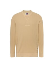 TOMMY HILFIGER TH JEANS Pullover mit Rundhalsausschnitt sanftes Gold - Herrenpullover - 2