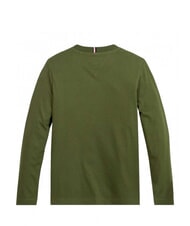 TOMMY HILFIGER TH KIDS Lang&auml;rmliges T-Shirt Utility-Olive - Kinder-T-Shirt - 2