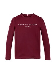 TOMMY HILFIGER TH KIDS Lang&auml;rmliges T-Shirt tiefrot - Kinder-T-Shirt - 3
