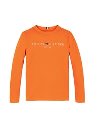 TOMMY HILFIGER TH KIDS Lang&auml;rmliges T-Shirt orangefarbener Donner - Kinder-T-Shirt - 2