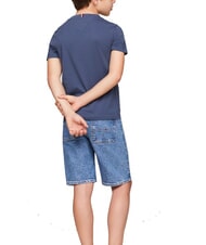 TOMMY HILFIGER TH KIDS Kurz&auml;rmeliges Baumwoll-T-Shirt - Kinder-T-Shirt