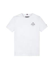 TOMMY HILFIGER TH KIDS Kurz&auml;rmeliges Baumwoll-T-Shirt Wei&szlig; - Kinder-T-Shirt - 3