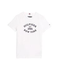 TOMMY HILFIGER TH KIDS Kinder-T-Shirt aus Baumwolle Wei&szlig; - Kinder-T-Shirt - 3