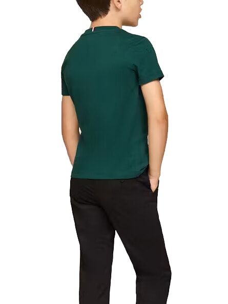 TH KIDS Kurz&auml;rmeliges Baumwoll-T-Shirt Ziergr&uuml;n - Kinder-T-Shirt