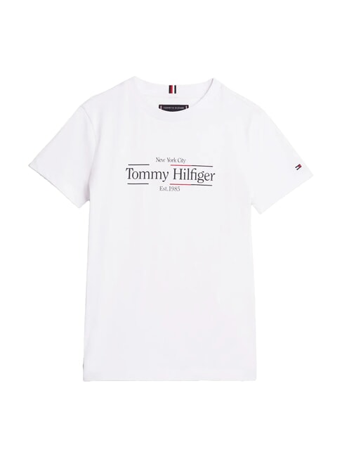 TH KIDS Kurz&auml;rmeliges Baumwoll-T-Shirt Wei&szlig; - Kinder-T-Shirt