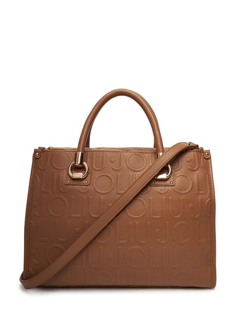 MANHATTAN Mittelgro&szlig;e Umh&auml;ngetasche mit Logo Wildleder- - Damentaschen