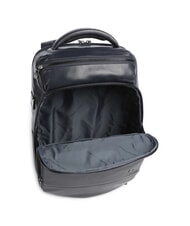 PIQUADRO W136 14" Laptop-Rucksack aus Leder Blau - PC-Rucks&auml;cke - 4