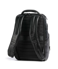 PIQUADRO W136 14" Laptop-Rucksack aus Leder Schwarz - PC-Rucks&auml;cke - 2