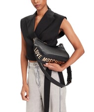 LOVE MOSCHINO GIANT  Umh&auml;ngetasche, mit Schultergurt Schwarz - Damentaschen - 5