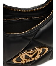 LOVE MOSCHINO EMBOSSED Hobo-Umh&auml;ngetasche Schwarz - Damentaschen - 4