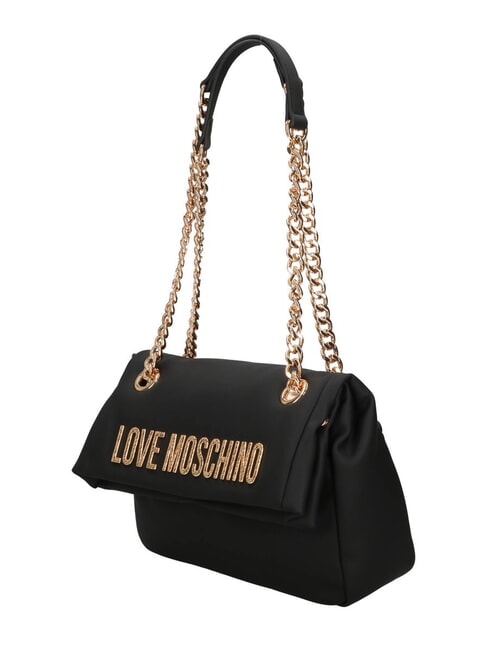 BOLD LOVE HAMMERED  Umh&auml;ngetasche / Crossbody Bag Schwarz - Damentaschen
