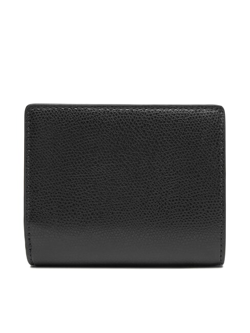 CAMELIA Kompakte Lederbrieftasche Schwarz - Brieftaschen Damen