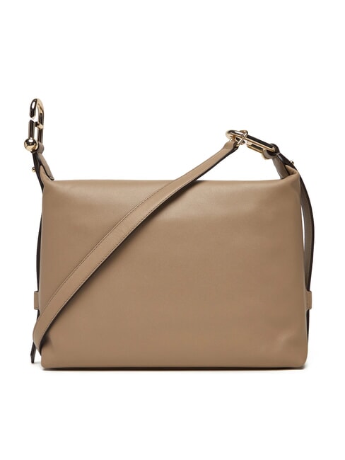 TONIE Umh&auml;ngetasche, Leder grau - Damentaschen