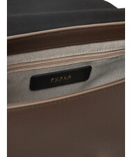 FURLA LOTUS Ledertasche mit Logo-Schultergurt Mahagoni/Mahagonit&ouml;ne - Damentaschen - 4