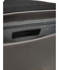 FURLA LOTUS Ledertasche mit Logo-Schultergurt urbanes Grau/urbane Graut&ouml;ne - Damentaschen - 4