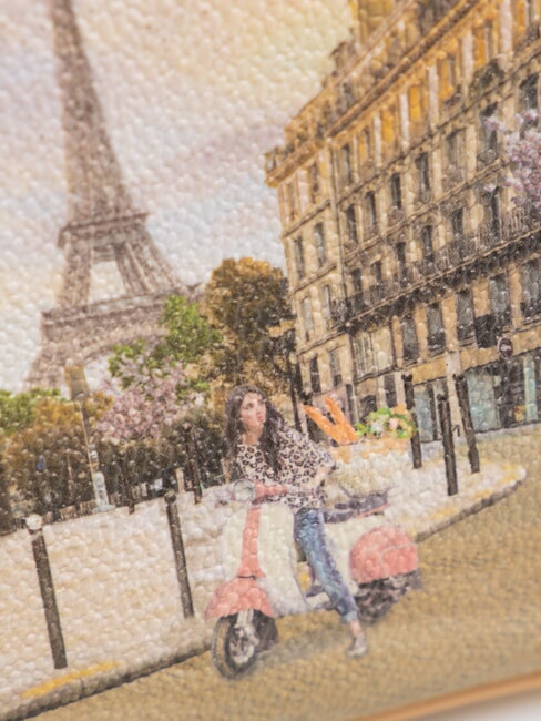 YESBAG SPECIAL Mini-Umh&auml;ngetasche Schleier Paris - Damentaschen